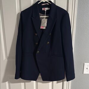 NWT Boden Navy Double-Breasted Blazer